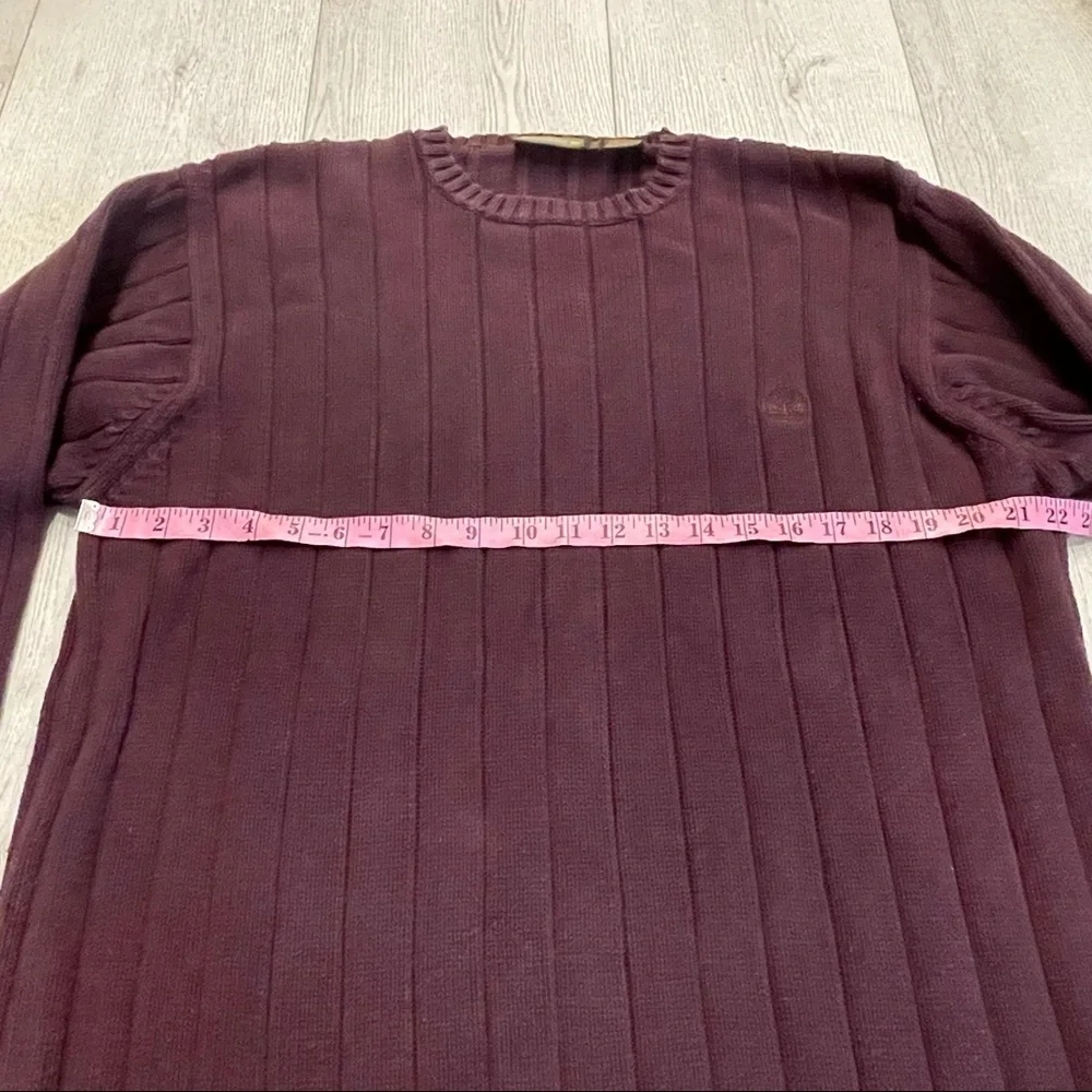 TIMBERLAND Purple Long Sleeve Crew Neck Sweater